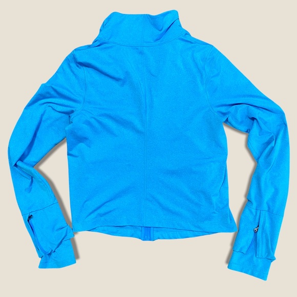 Under Armour blue all season gear zip up athletic jacket with thumb holes - Picture 7 of 9
